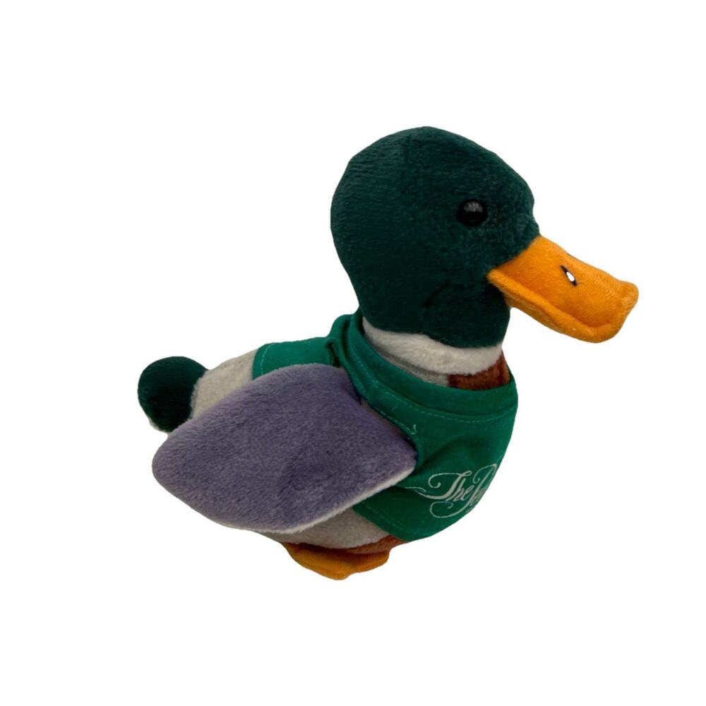 6" Plush Duck The Peabody Memphis TN Beanie Souvenir Collectible Vtg 1999 Quacks